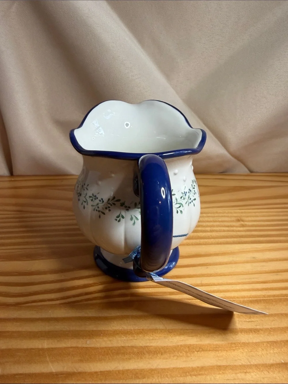 Demdaco Woodsong Blueberry Cottage Sugar and Creamer Set NIB